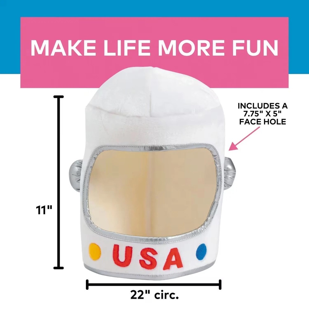 Astronaut Helmet, Apparel Accessories, 1 Piece - Picture 2 of 6
